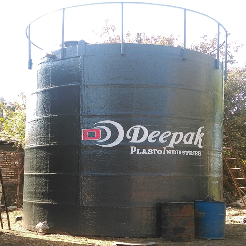 Vertical Frp Storage Tank - Ss316l/ss304/ss316/ss304l, 1000-5000l/5000-10000l Capacity, Grey Color, Customized Size, Industrial Usage