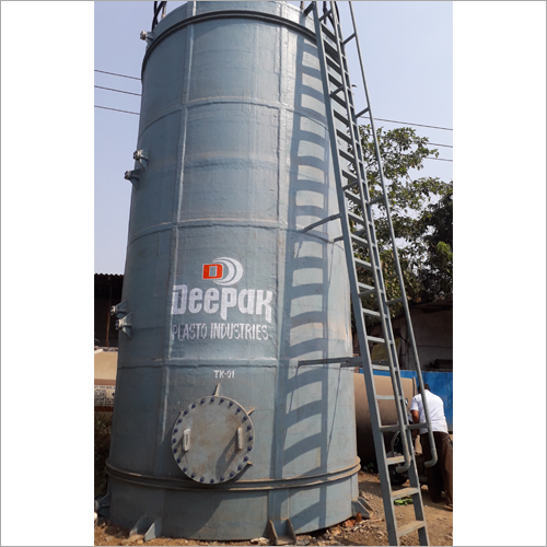 Vertical Frp Storage Tank - Ss316l/ss304/ss316/ss304l, 1000-5000l/5000-10000l Capacity, Grey Color, Customized Size, Industrial Usage