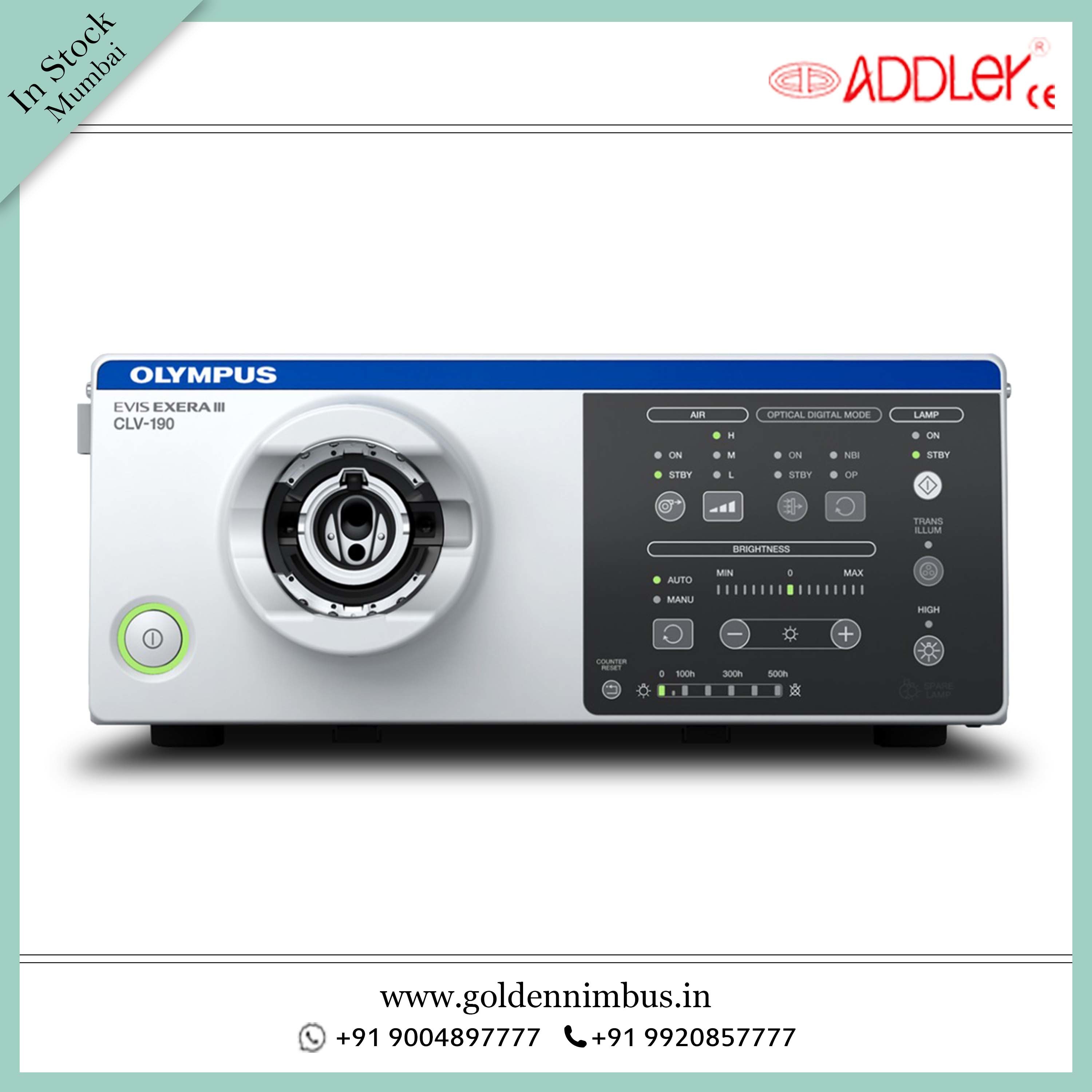 Olympus Cv-190 System - Abs Material, 100-240 Volt Power, White Color | Advanced Imaging For Laparoscopy, Ent, Gynecology, Neuro, Endoscopy