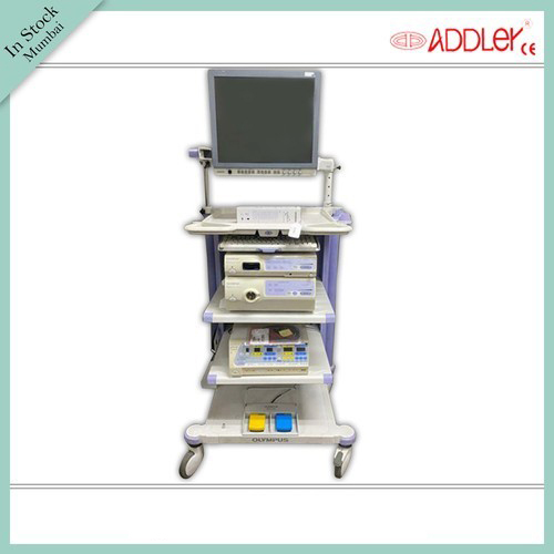 Olympus CV-180 System - ABS Material, White Color | Includes Video Processor, Xenon Light Source, Video Gastroscope, Colonoscope, Biopsy Forceps