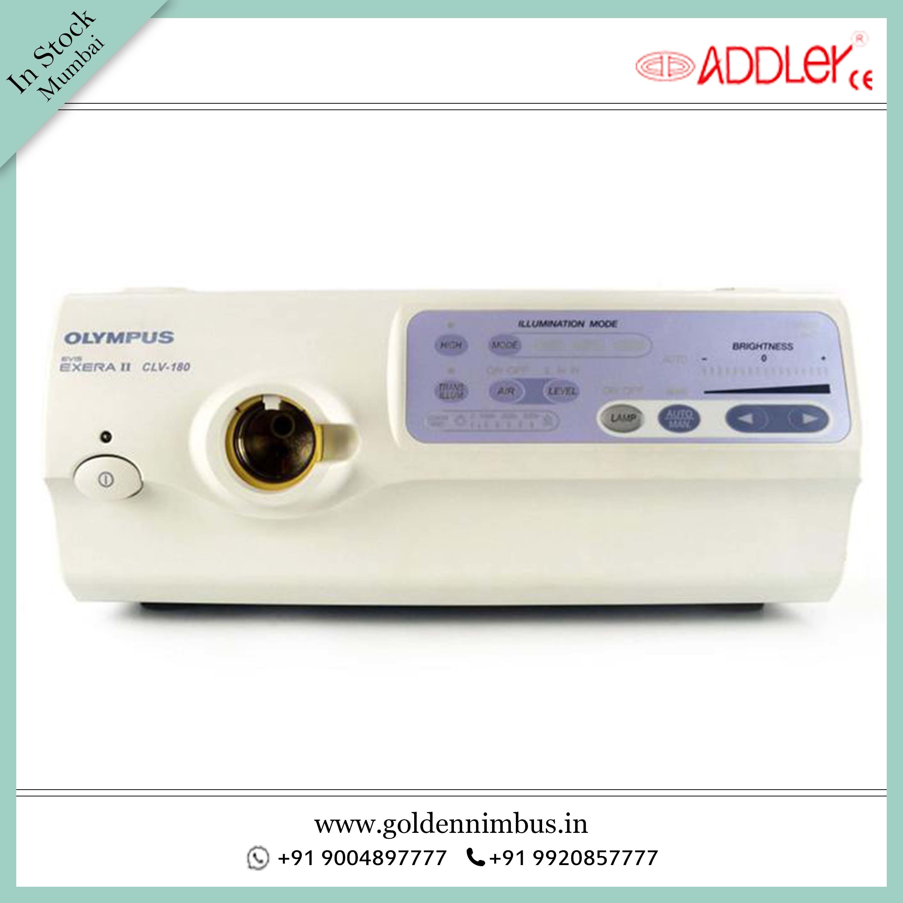Olympus Cv-180 System - Abs Material, White Color | Includes Video Processor, Xenon Light Source, Video Gastroscope, Colonoscope, Biopsy Forceps