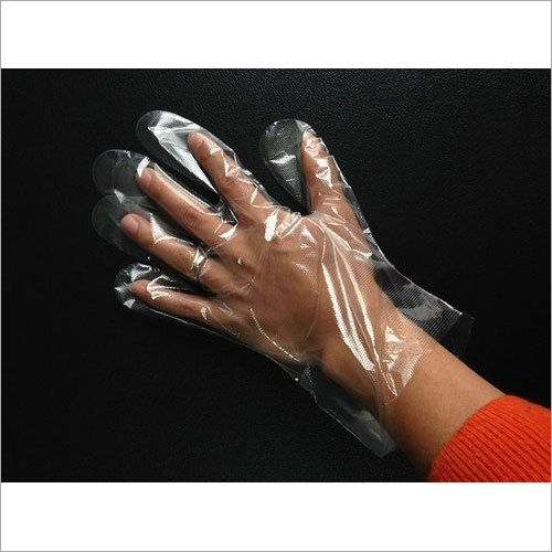 Disposable PE Gloves - Polyethylene Material, Plus Size, Transparent Color | Full Finger Design for Personal Safety in Salon Environments