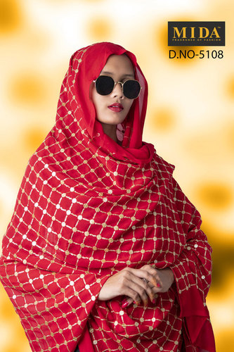 फैंसी सेक्विन घूंघट