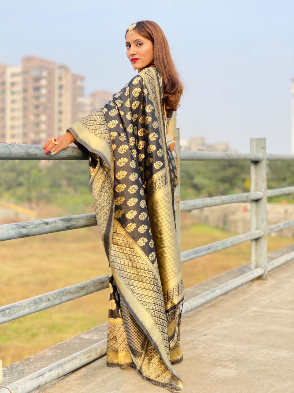 Multi Colour Ladies Crepe Saree