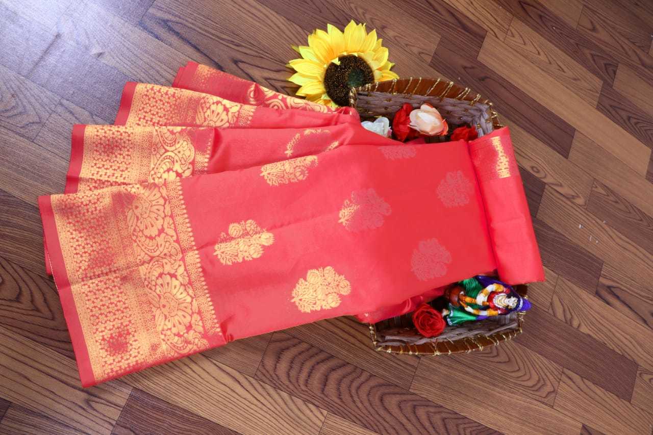 Soft Banarasi Silk Saree - Delicate Multi-color With Rich Weaving Pallu | Ideal For Traditional Occasions In All Seasons, Bollywood Style
