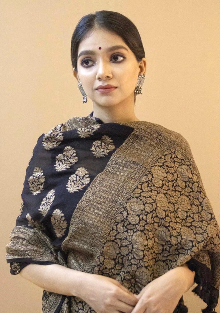 Multi Colour Ladies Jute Cotton Saree