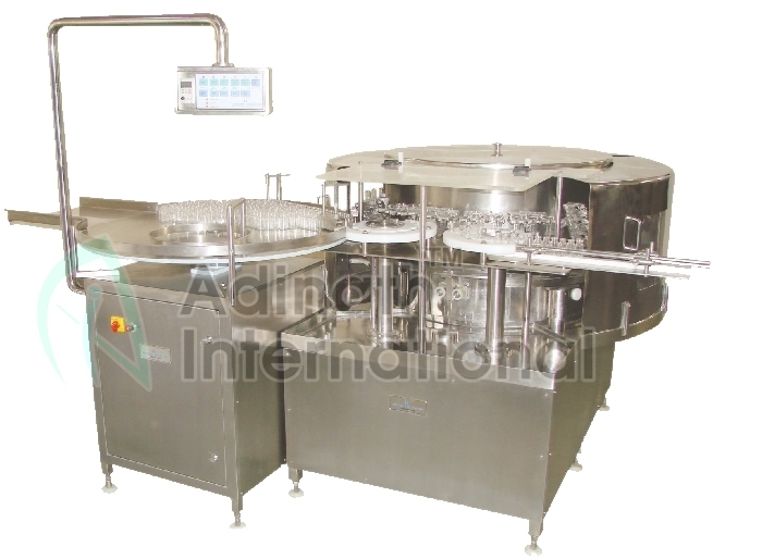 Semi-automatic Multijet Ampoule And Vial Washing Machine