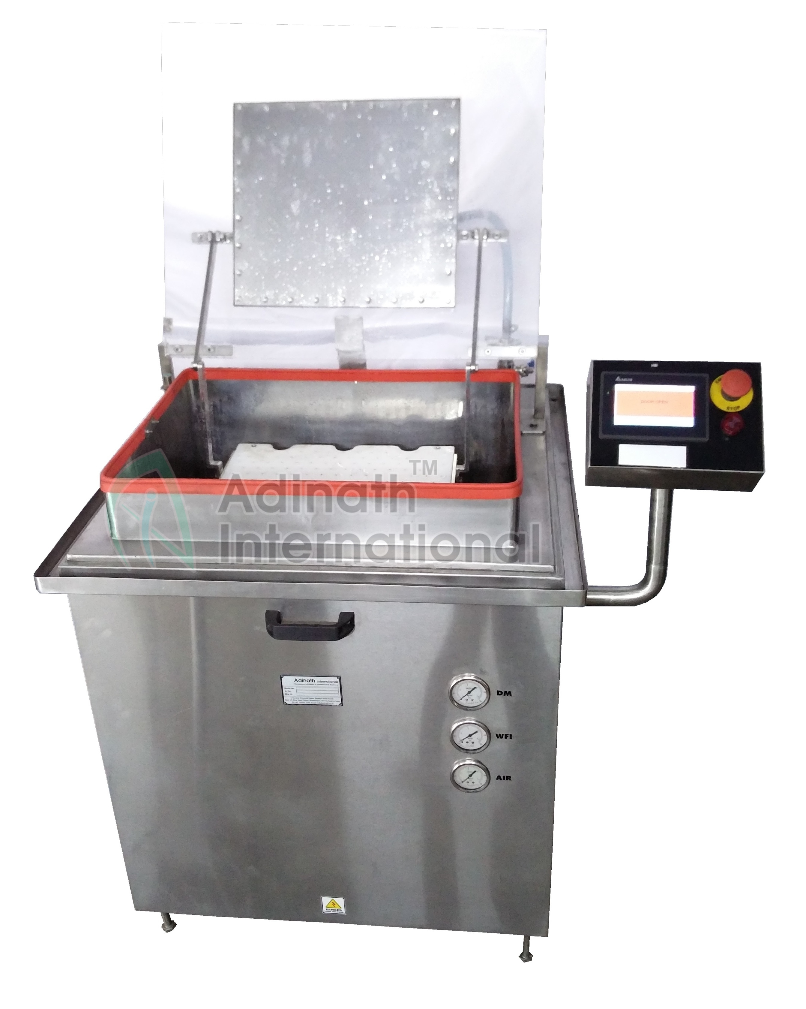 Semi-automatic Multijet Ampoule And Vial Washing Machine