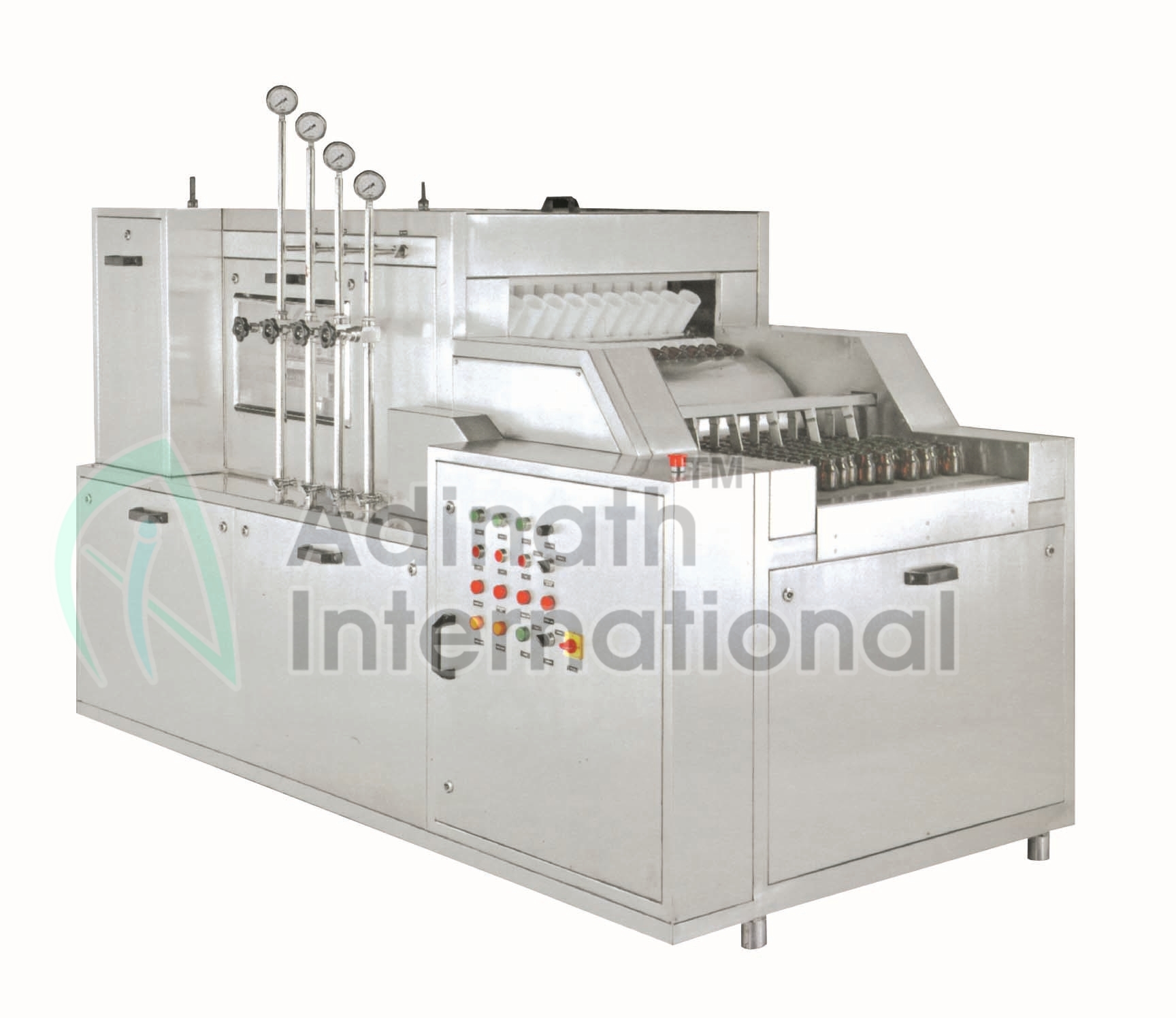 Semi-automatic Multijet Ampoule And Vial Washing Machine