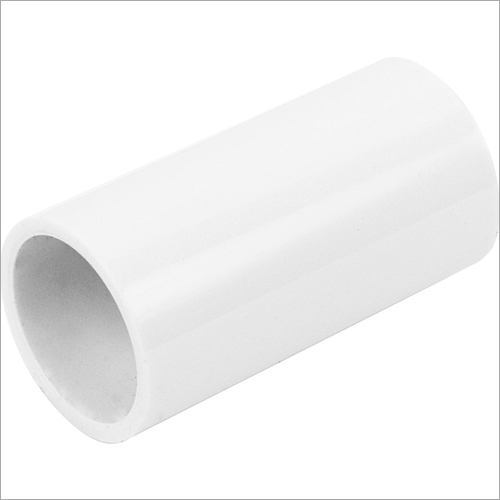 UPVC Coupler - UPVC Material, Size Range 15-50mm, White Color, 10 Bar Pressure Rating, 60°C Temperature Rating | ISO 1452 Standards, Pipe Joining Solution