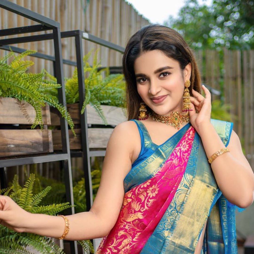 Kanchipuram Silk Saree - Multi Color, Exquisitely Chic, Ideal For Traditional Occasions, Bollywood Style