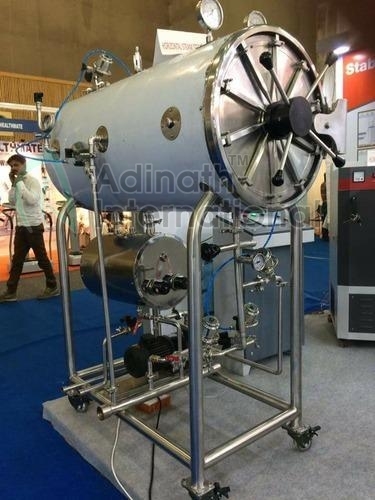 High Pressure Sterilizer - Stainless Steel, 78 To 360 Liters | Single Door, Ce And Iso Compliant, Low Power Consumption, Digital Controls, Safe And Reliable Operation, Fast Sterilization Cycle