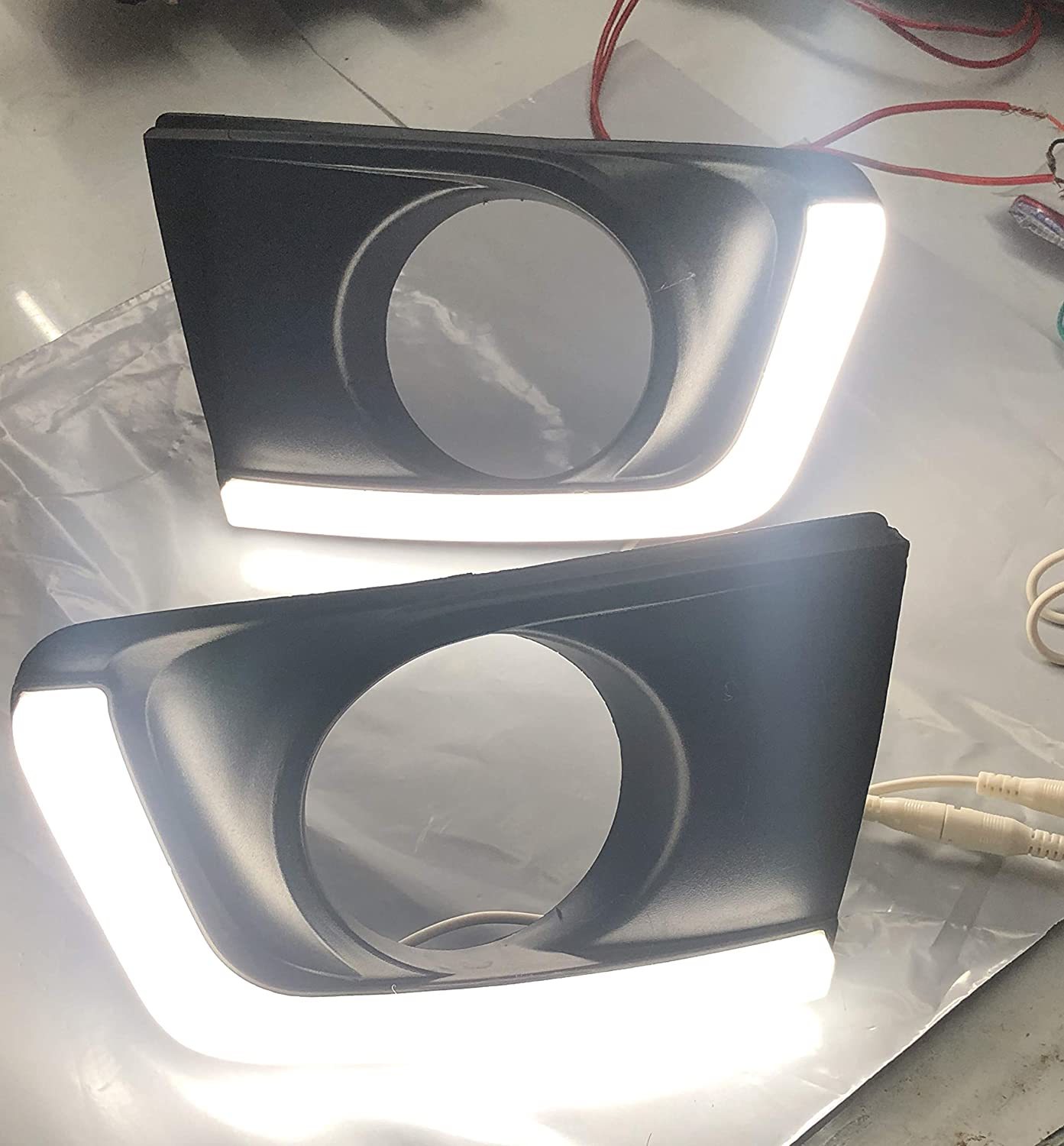Car Fog Light With Drl For Mahindra Scorpio Type-4 Make (2018)