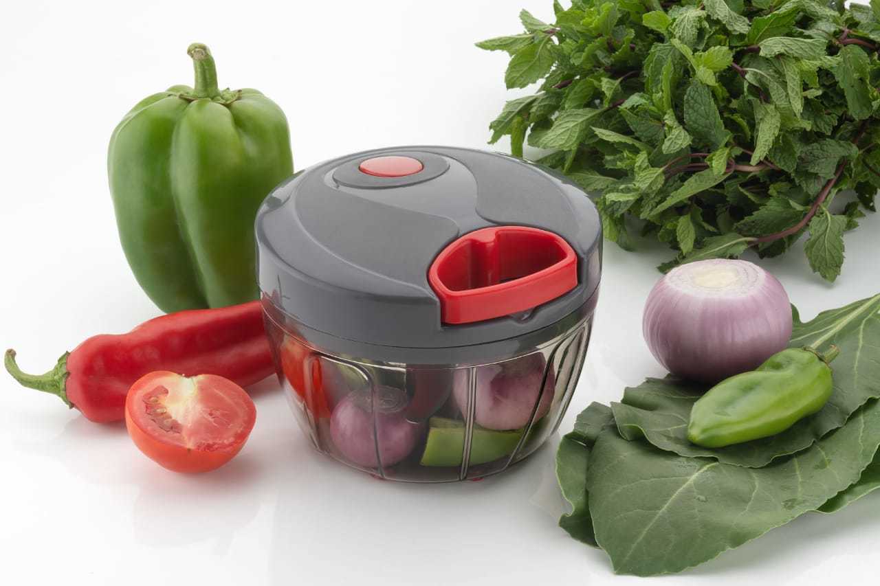 Black Plastic Smart Chopper Vegetable Cutter