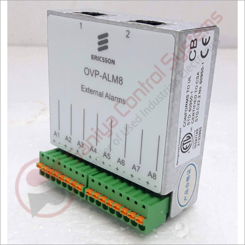 Ericsson Nfd 302 3408 Ovp-alm8 External Alarms - Stainless Steel, Electric Power Supply | Suitable For Electronic Industry, Batch No. Bt3-140729