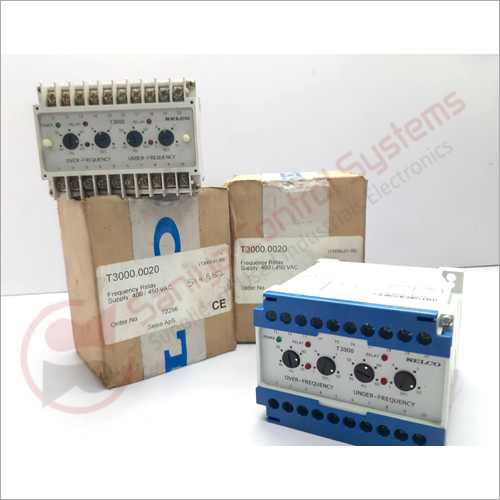 T3000 Selco Frequency Relay - Supply Voltage: 220-240v, Temperature Range: -20 To +70â°c | Over/under Frequency Delay Functions, Dual Output Relays