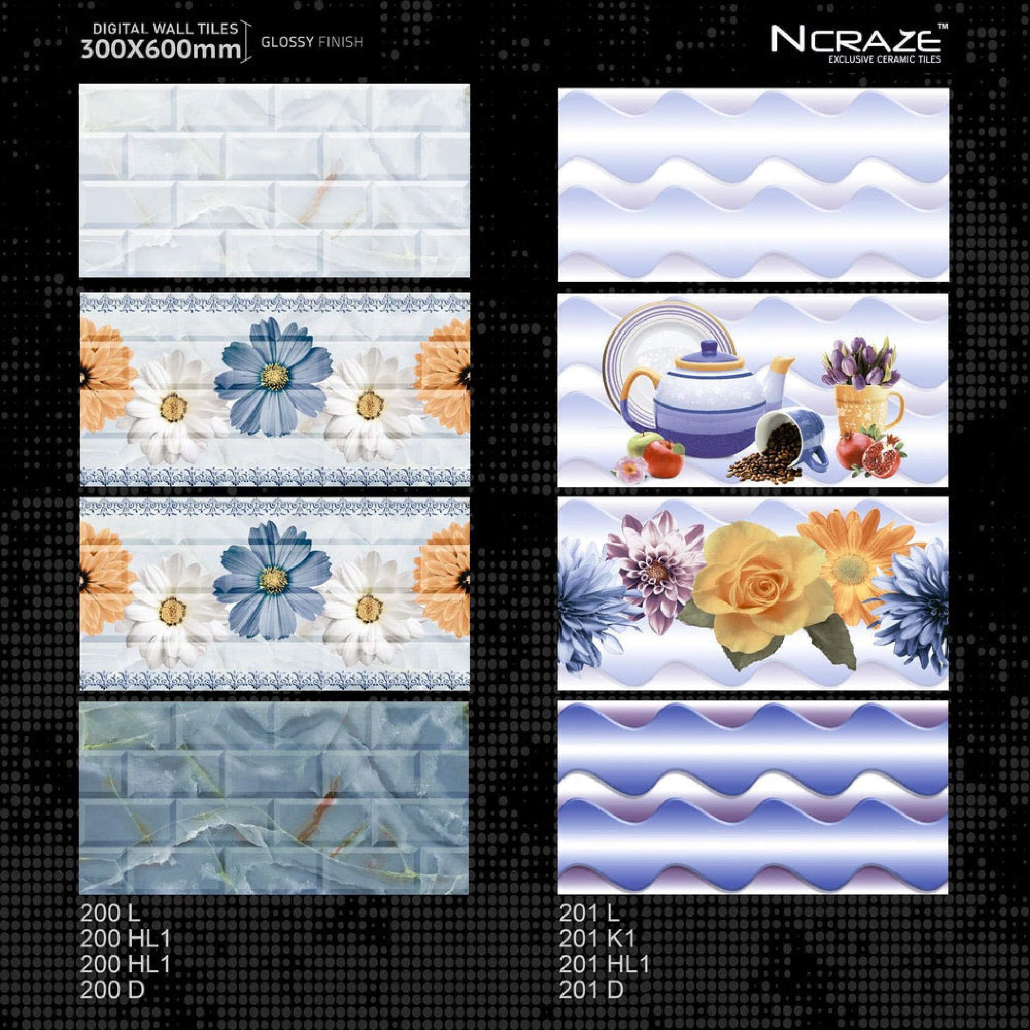 Any Color Ceramic Glazed Wall Tiles
