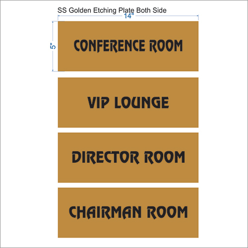 SS Golden Signage