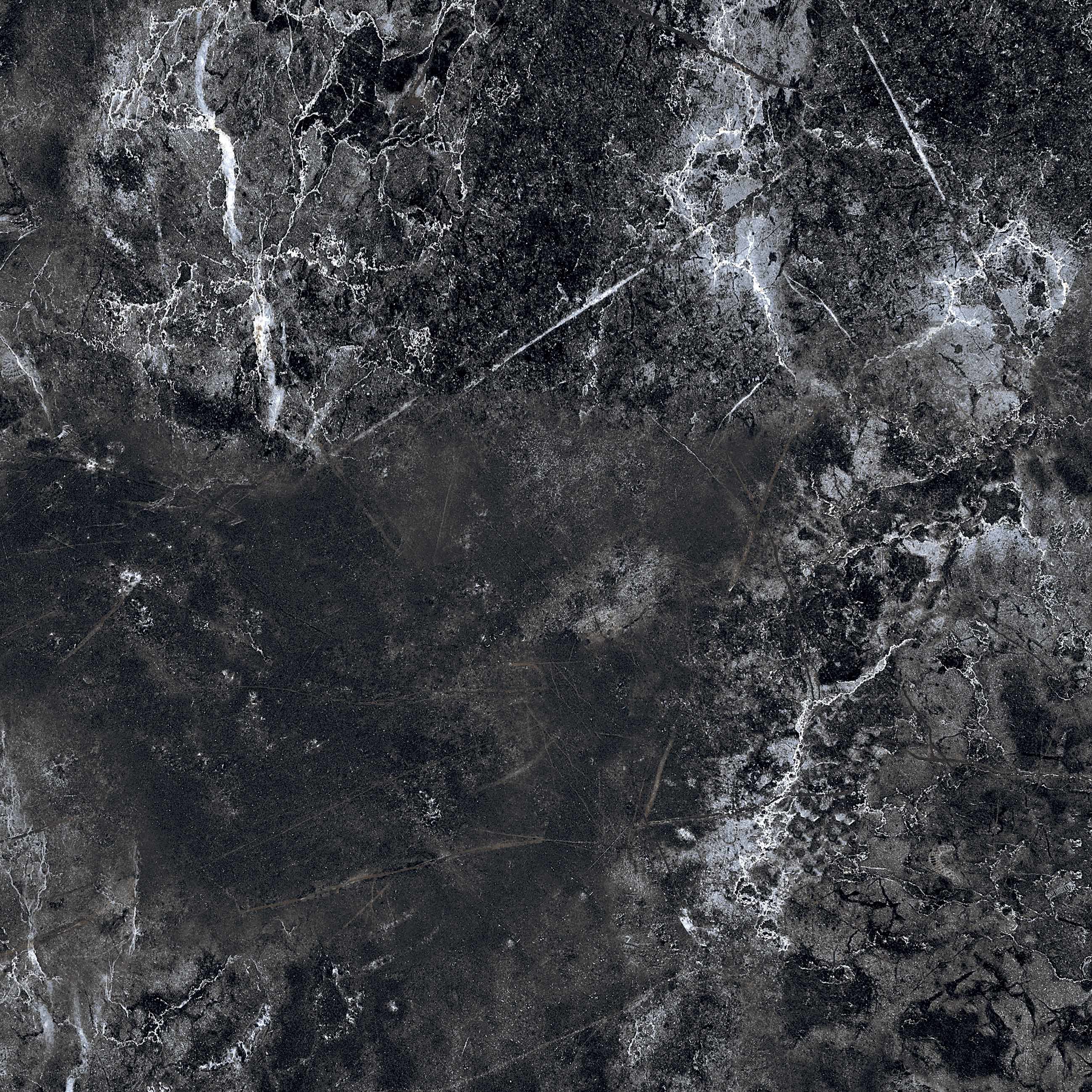 Galaxy Black High Glossy Vitrified Tiles Size: 600x600mm