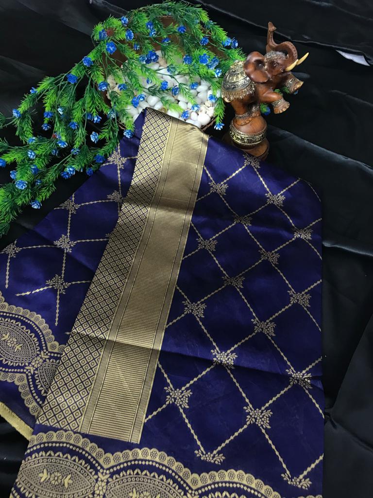 Ladies Designer Saree - Soft Lichi Silk Fabric, Multi Colour With Beautiful Rich Pallu And Jacquard Work, Perfect For Traditional Occasions