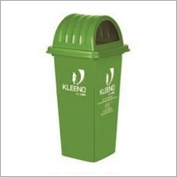 ग्रीन 60L प्लास्टिक डस्टबिन