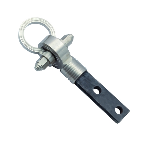 Brass Jhula Bearing Kada - Brass Material, 4x5 Inches Size, Silver Color | Ideal for Door Hinge Applications, Packaged in a Box