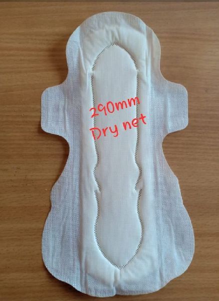 Drynet Sanitary Napkin - 235mm Cotton, White Color | Extra Comfortable, Disposable, Soft Cover