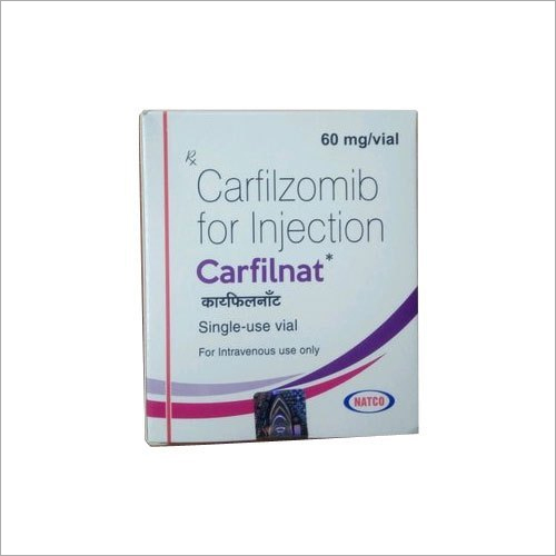 Carfilzomib Injection - 60 mg, Targets Cancer Cells, Prescription Use, Safe Packaging, Hospital Usage