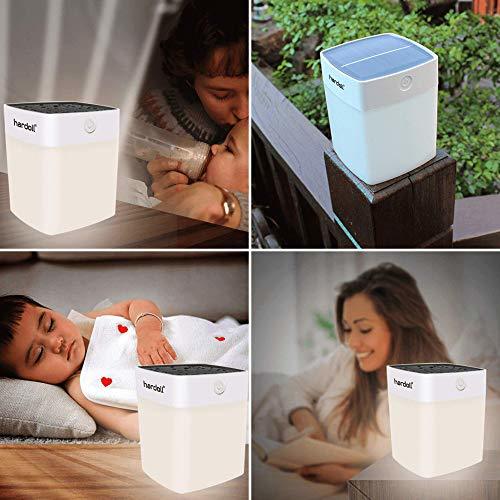 Solar Decorative Table Lamp - Abs Plastic, 9x9x11 Cm, Warm White, Led 200 Lumens, Waterproof Ip44, Solar Powered, 3-5 Hours Working Time, 6-month Warranty