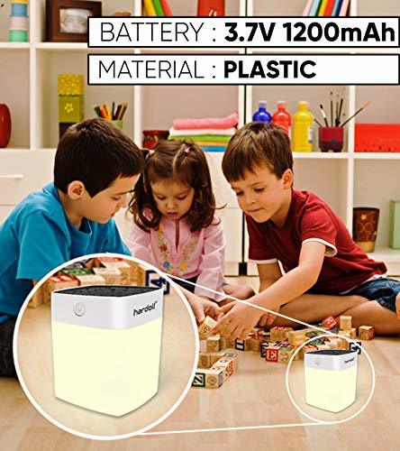 Solar Decorative Table Lamp - Abs Plastic, 9x9x11 Cm, Warm White, Led 200 Lumens, Waterproof Ip44, Solar Powered, 3-5 Hours Working Time, 6-month Warranty