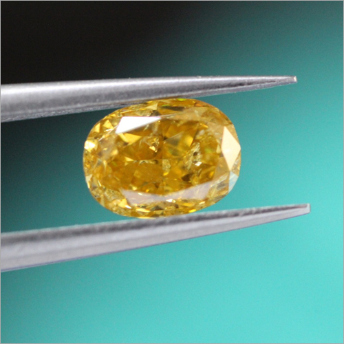 Natural Fancy Intense Orange Yellow Diamond Very Good