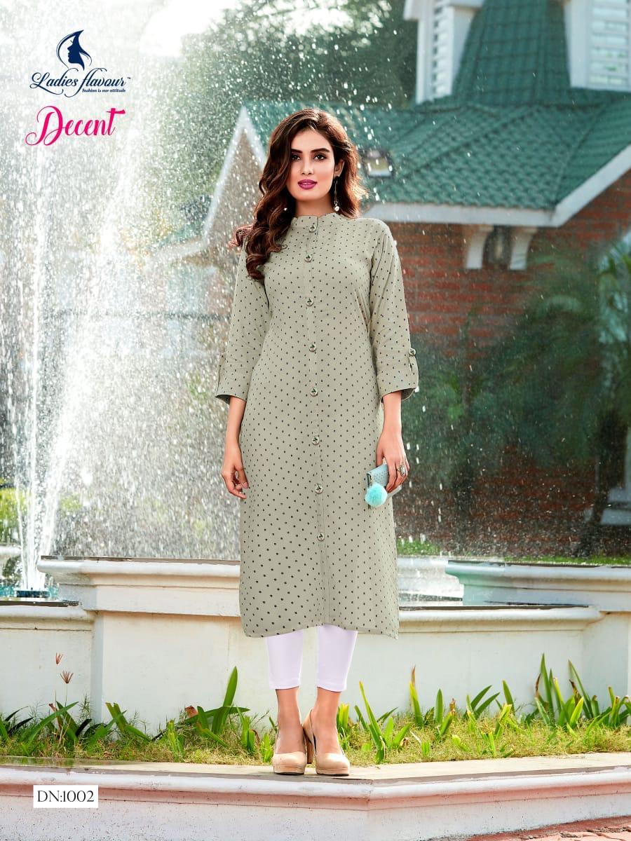 Ladies Flavour Decent Rayon Printed Kurti - Multi Color, Sizes L To Xxxl | Modern Style, Washable, For All Seasons, Perfect For Casual, Ethnic, Formal, And Party Wear