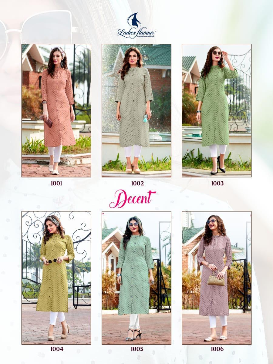 Ladies Flavour Decent Rayon Printed Kurti - Multi Color, Sizes L To Xxxl | Modern Style, Washable, For All Seasons, Perfect For Casual, Ethnic, Formal, And Party Wear