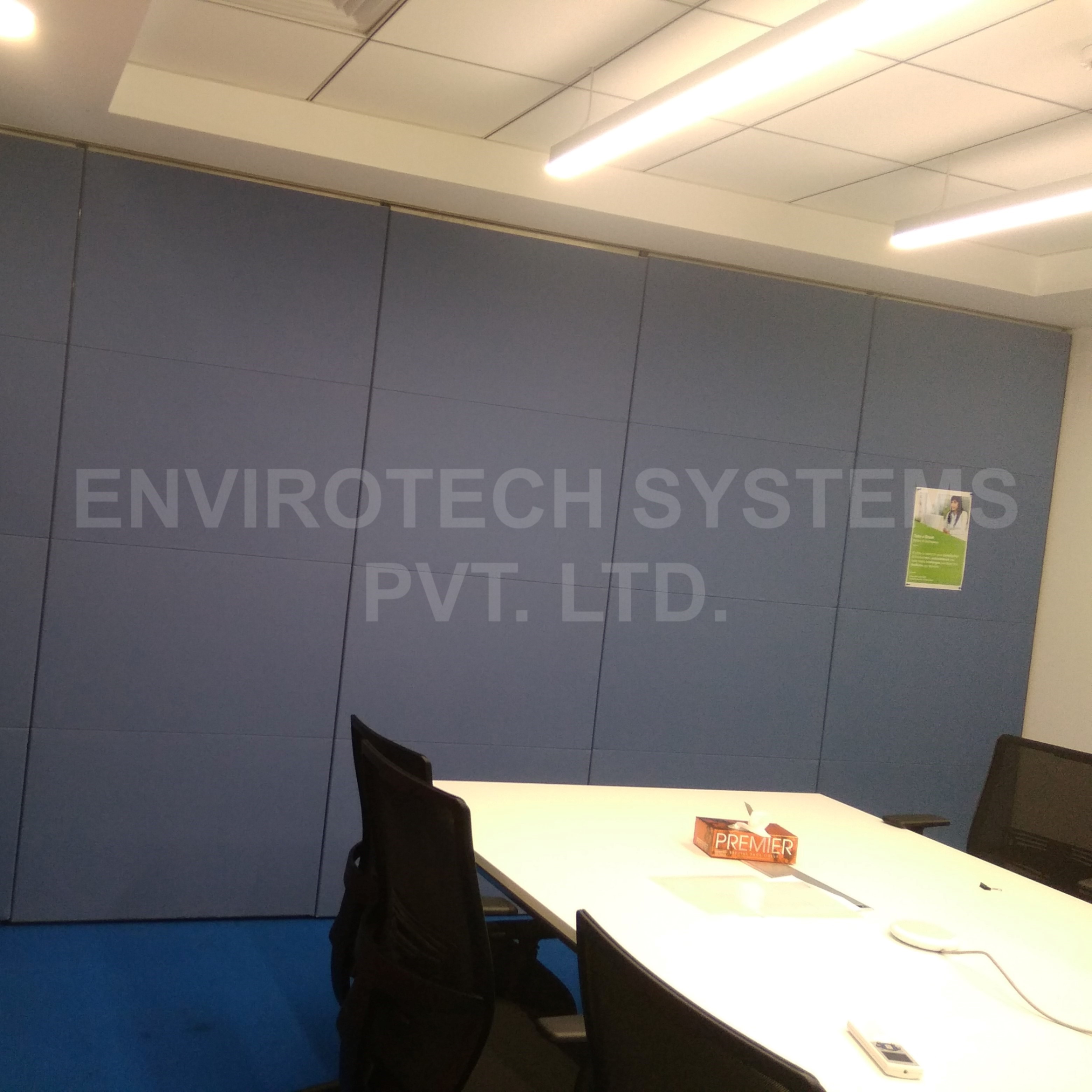 Acoustic Sliding Folding Partition - Mdf, 2m-6m Height, 85/100mm Thick | Double Pvc Seals, 450kg/m Load Limit, Custom Colors Available