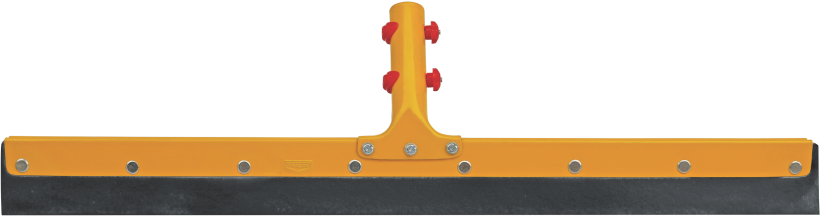 H041 Heavy Duty Powder Coated Floor Wiper - Metallic Material, 41cm Blade Size, 144cm Handle Length, Grey Color | Lightweight, Super Strength Eva Rubber, Ideal For Floors