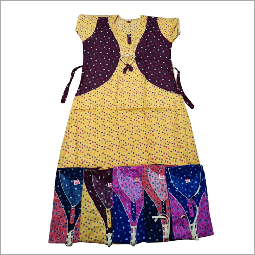 Multicolor Ladies Pure Cotton Jhilik Nighty at Best Price in Nadia