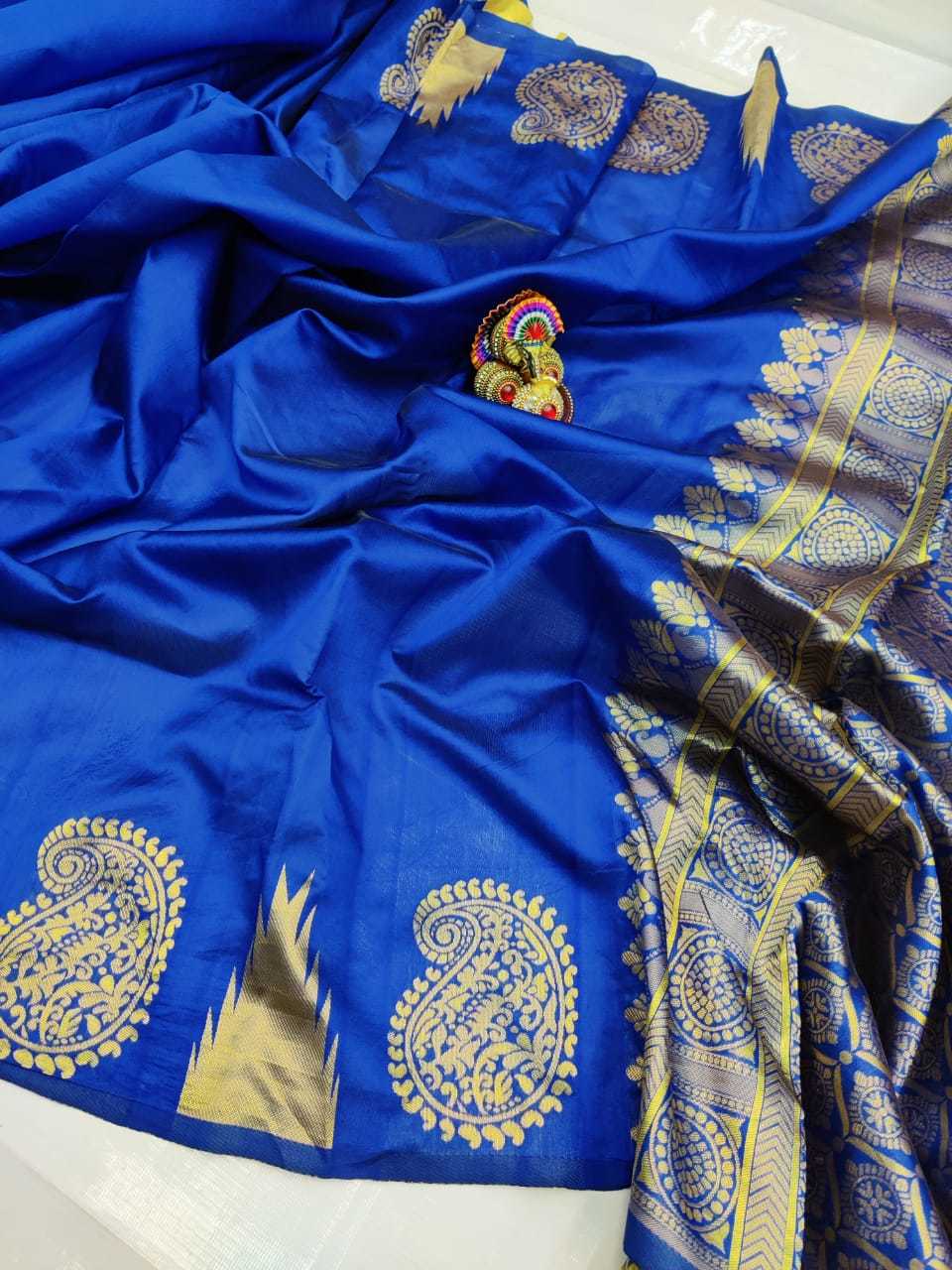 Multi Colour Ladies Designer Silk Saree