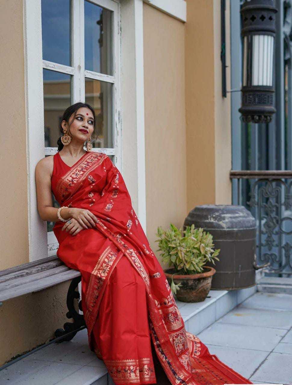 Ladies Designer Fancy Saree - Beautiful Rich Pallu, Jacquard Work, Multi Color Design | Traditional Occasion Wear For All Seasons, Bollywood Style