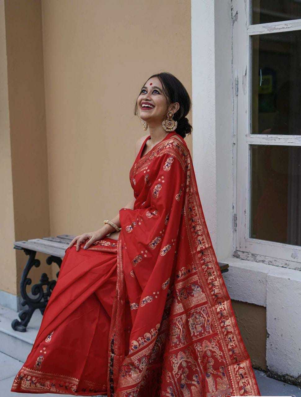 Ladies Designer Fancy Saree - Beautiful Rich Pallu, Jacquard Work, Multi Color Design | Traditional Occasion Wear For All Seasons, Bollywood Style