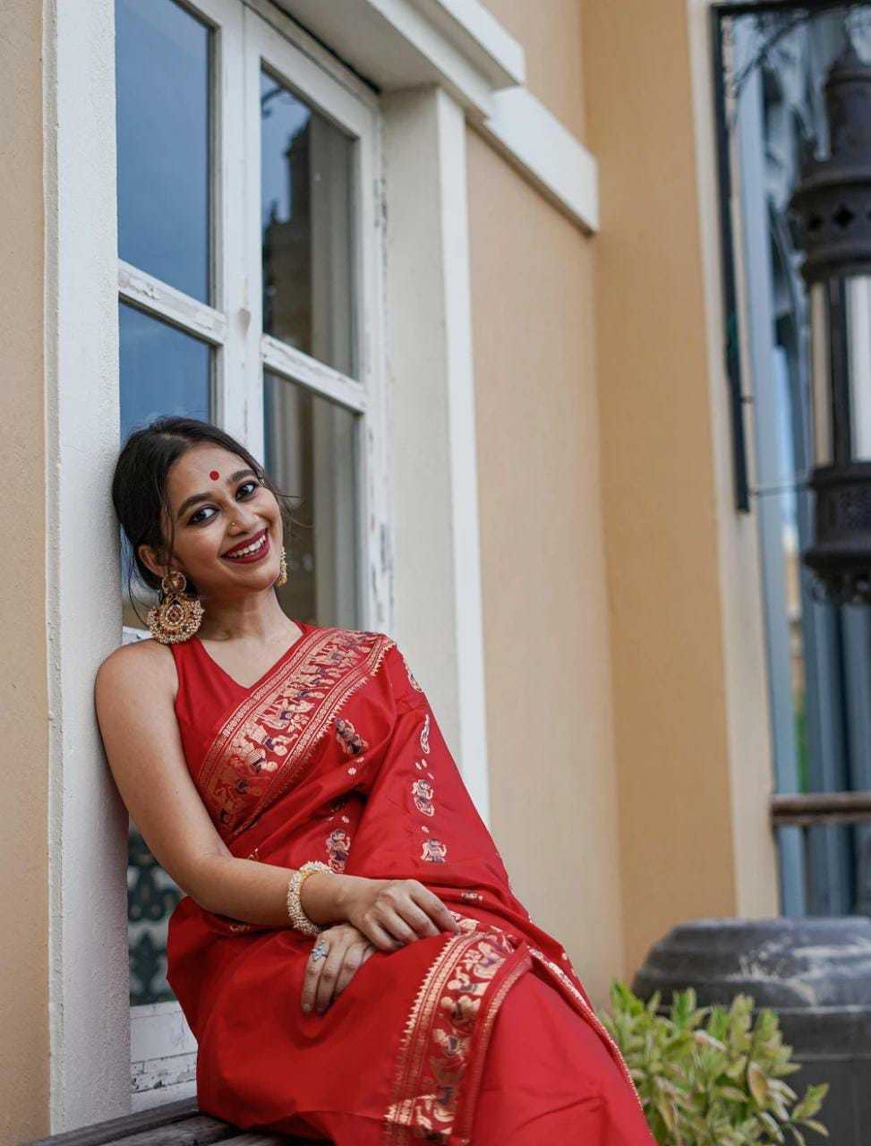 Ladies Designer Fancy Saree - Beautiful Rich Pallu, Jacquard Work, Multi Color Design | Traditional Occasion Wear For All Seasons, Bollywood Style