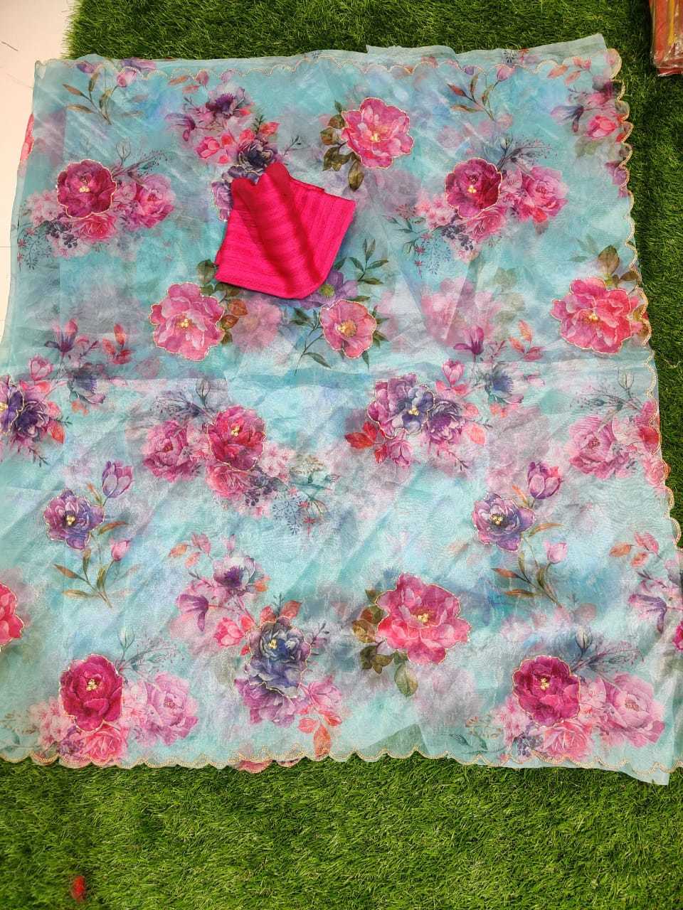Ladies Pure Kanchipuram Saree - Handcrafted Multi-color Design , Traditional Bollywood Style For All Seasons