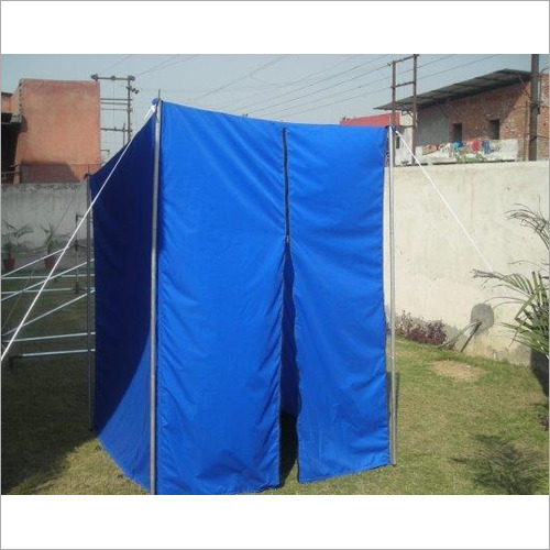 Blue Bathroom Tents