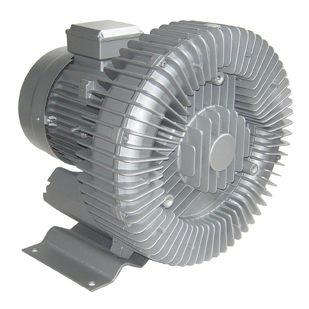 Ring Blower - Output Power 0.18 kW to 7.5 kW, Max Flow 530 m/hr | High Pressure Ratio, Continuous Duty Rated, Oil-Free Air, Low Noise Level