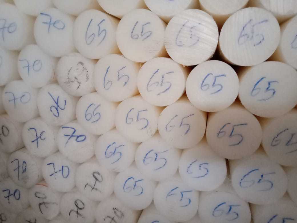 Hdpe, Pp, Nylon Rods - Various Sizes, Smooth White Finish | ±0.05 Mm Tolerance, Density 0.94-0.96 G/cm³