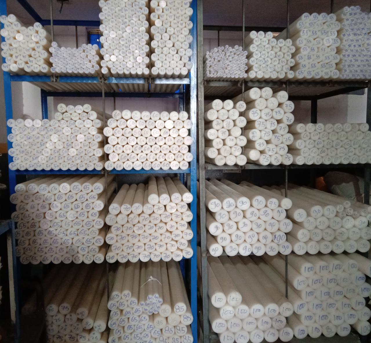 Hdpe, Pp, Nylon Rods - Various Sizes, Smooth White Finish | ±0.05 Mm Tolerance, Density 0.94-0.96 G/cm³