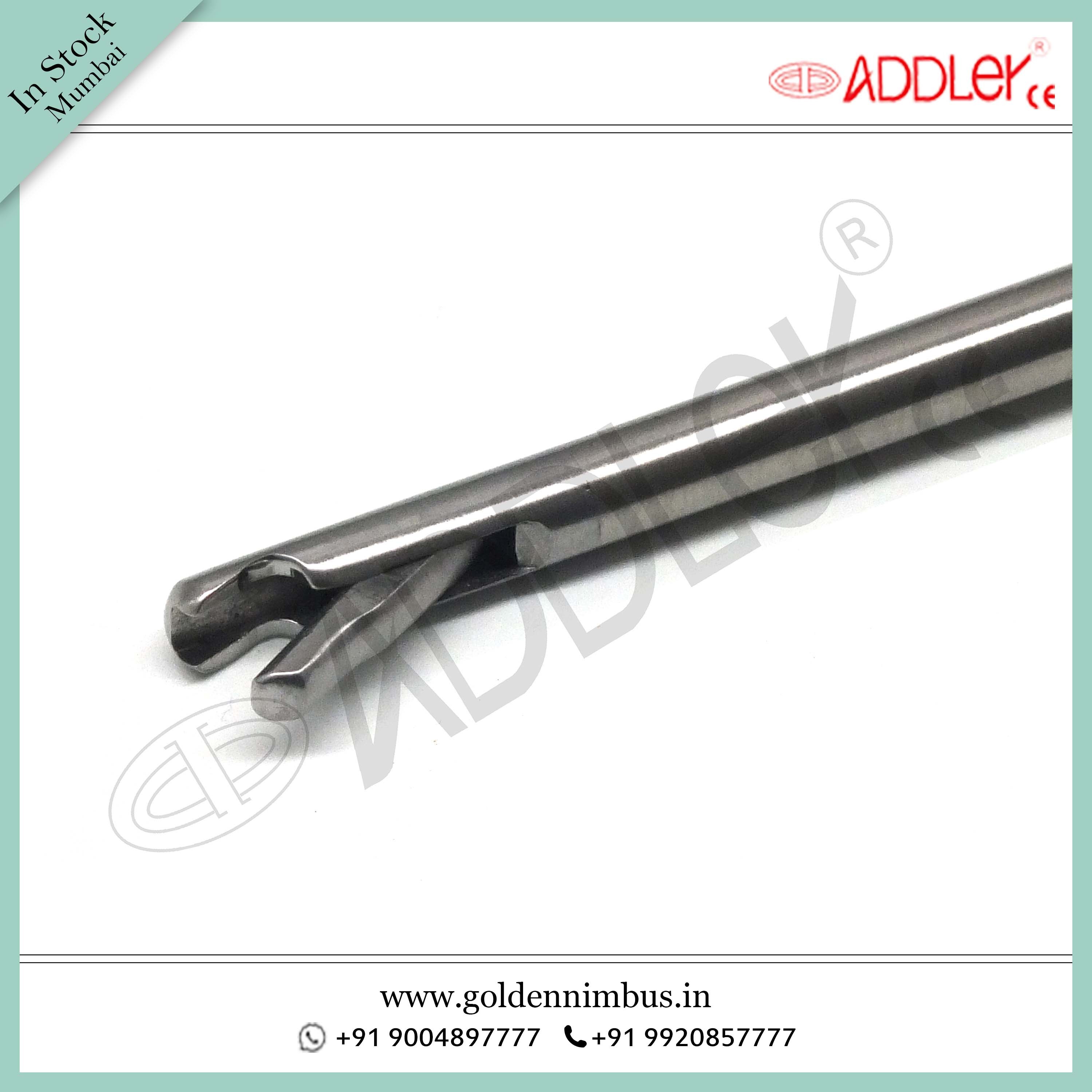 Brand New Addler Laparoscopic Needle Holder Self Riding Jaw Ethicon Type 5mm X 330mm - Stainless Steel, 5 X 5 X 10 Cm , Water Resistant, Ce Certified, Reusable With Warranty