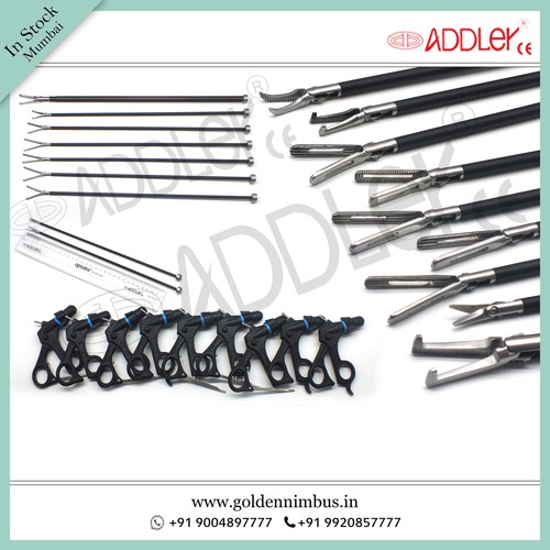 Brand New Addler Laparoscopic & Endoscopic Grasper Set Of 9 Dimension(L*W*H): 5 X 5 X 10 Inch (In)