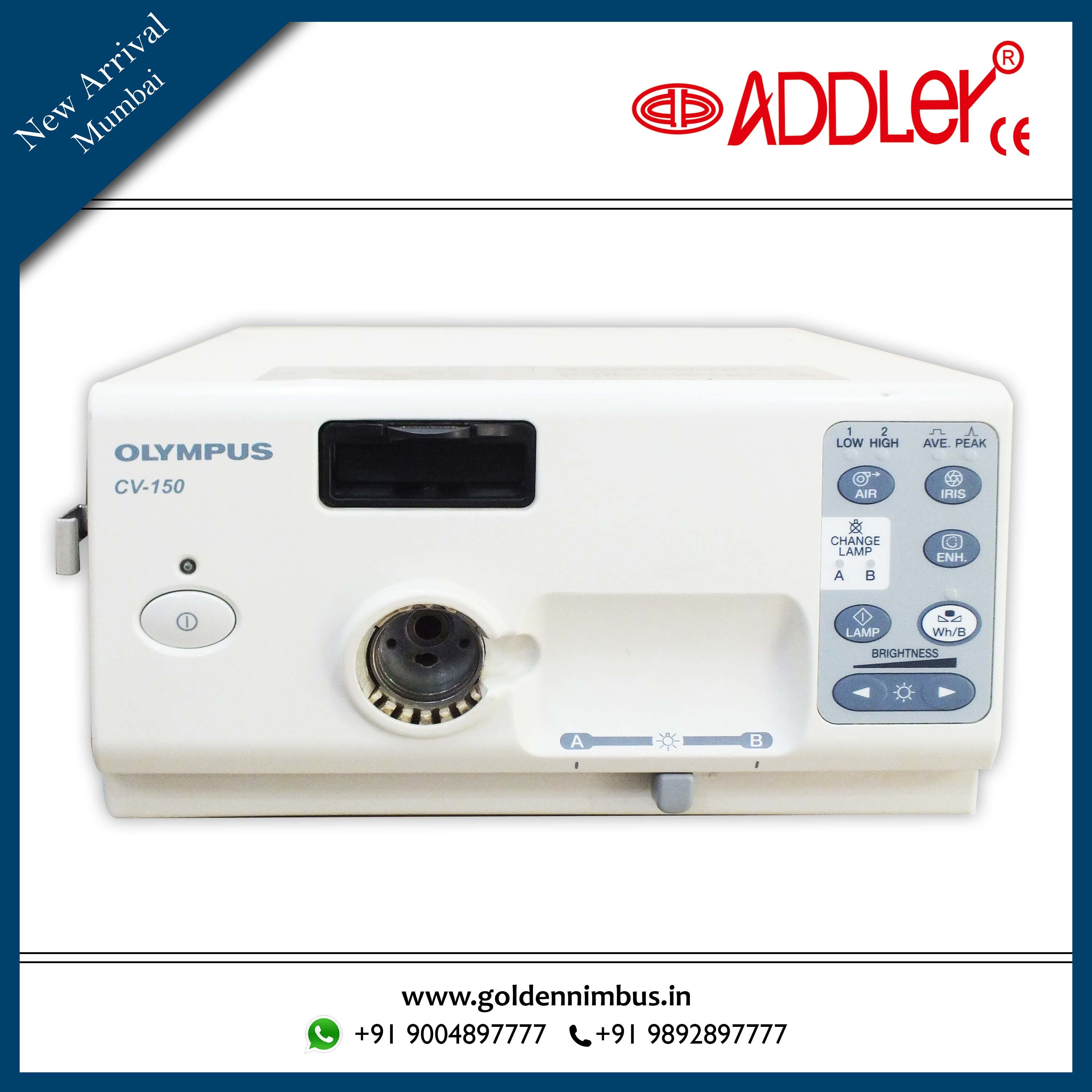 Olympus Cv-150 Processor - 295x160x414 Mm, White Abs, 100-240 Volt | Advanced Imaging For Endoscopy, Laparoscopy And Surgical Applications