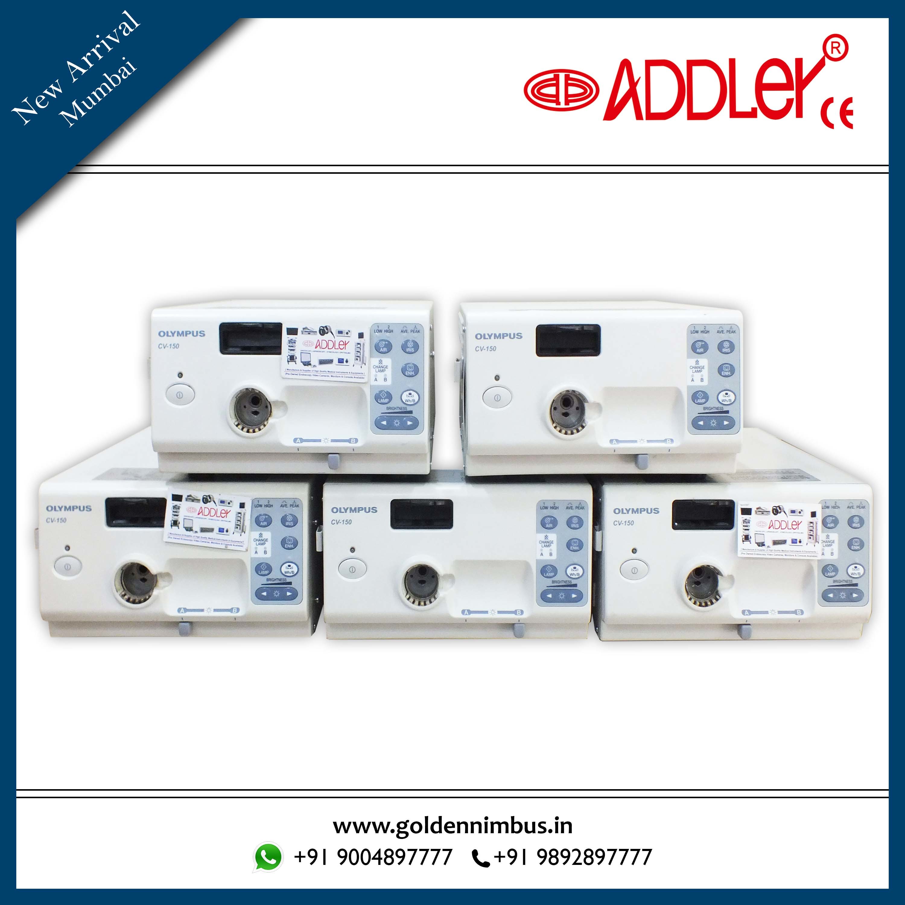 Olympus Cv-150 Processor - 295x160x414 Mm, White Abs, 100-240 Volt | Advanced Imaging For Endoscopy, Laparoscopy And Surgical Applications