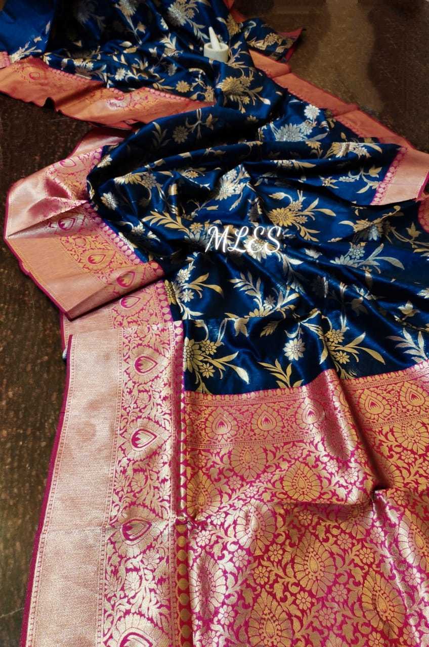 Lichi Silk Saree - Soft Fabric With Golden Zari Design | Heavy Rich Pallu, Multi Color, Perfect For Traditional Occasions